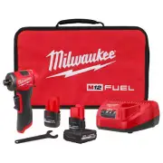 MILWAUKEE Tool 3485-22 M12 Fuel Right Angle Die Grinder Kit