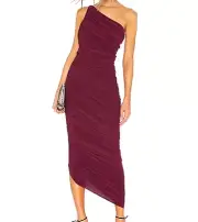 NWT Norma Kamali Revolve Women's Diana Gown Plum S/36