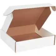 12" X 11" X 3" White Deluxe Literature Mailers (50 Per Bundle)