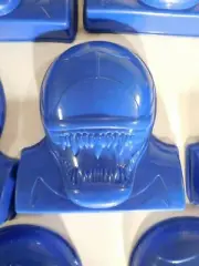 Rare 2007 Venom Spider Man Sand Mold ~ Super Venomous ~ Blue with TEETH!