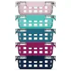 10pc Glass Meal Prep Container Set 3.4 Cup with Leak Proof Lids and Sleeves