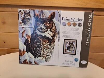 Paintworks Paint by Number 91772 20" x 16" Great Horned Owl
