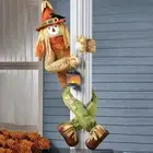 Thanksgiving Fall Scarecrow 59inch Harvest Scarecrow Halloween Decoration for