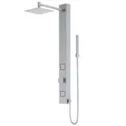 Orchid 39 In. H X 4 In. W 2-Jet Shower Panel System with Adjustable Square Head