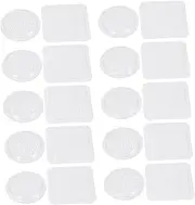 [EXQUIMEUBLE] 40Pcs Eyelash Glue Holder Pads Grafting Eyelash Glue Trays for Eyelash Extension Supplies for Convenient Lash Application and Extended Glue Lifespan
