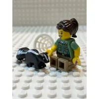 在飛比找蝦皮購物優惠-LEGO樂高 第15代人偶包 71011 8號 動物管理員 