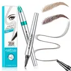 Microblading Eyebrow Pencil, Eyebrow Pen with an Upgrade Micro-Fork Tip Applicat