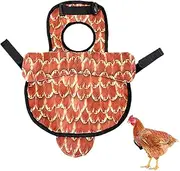 Hen Saddle - Poultry Feathers Protector, Reflective Stripe Jackets | Adjustable Buckle Chicken Apron Saddle Harness Reusable Comfortable Saddle Clothing for Coop Outdoor Use Chicken