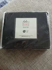 Lala Loom Sheet Set Black Twin