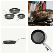 Made In Seasoned Carbon Steel Frying Pan Set 3-Piece Set