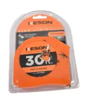 Keson High Visibility Tape Measure 30' x 1" Blade Orange In/Ft RPGT1830V