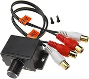GLEAVI 2Pcs Car Level Controller Gain Volume Knob for Stereo Amplifier Easy Remote for Speakers and Bass Cars and Suvs