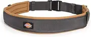 Dickies Work Gear 57001 Grey/Tan 3-Inch Padded Belt with Durable Plastic Buckle