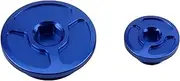 Motorcycle Engine Crankcase Cover Straight Screw Compatible With 250 400 600 XR250R XR650R CRF250R CRF450R CRF150 230 Cap Plug(Blue)