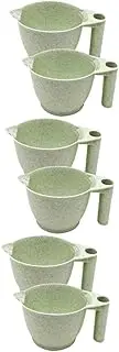 CANIGHT 2pcs Hair Dye Mixing Bowls Portable Tint Bowls for Efficient Hair Color Mixing Application Salons Durable Material Easy to Clean