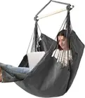 Hammock Chair Hanging Rope Swing Chair, Max 120KG, Hammock Chair Swing Larger Fo