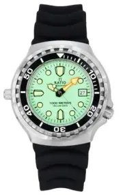 Ratio FreeDiver 1000M Quartz Green Dial Diver's Men's Watch 1038EF102V-GRN-V02