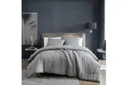 Kenneth Cole Sussex Quilt Cover Set Cotton Home/Room Bedding Khaki/Black