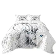 Capricorn Drawing Coverlet