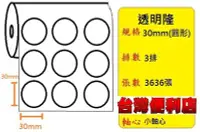 在飛比找Yahoo!奇摩拍賣優惠-透明龍 30mm (圓形) 適用:TTP-345/TTP-2