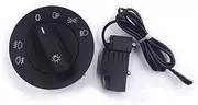 for VW, Amraok, for Caddy, Campob, for EOS, for Golf, 5 6 Plus, for Jetta, for Tiguan, for Touran, Transporter 1K0941431BD Headlight Switch Fog Lamp Light Switch Headlamp Switch(Normal Auto S