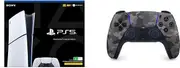 PS5 Digital Console (Slim) + Gray DualSense