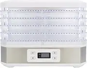 TT-YED Electric Jerky Food Dehydrator 350W, 5-Layer Food Dryer, Intelligent Temperature Control, 48-Hour Timer, Height-Adjustable Snack Dryer, Suitable for Jerky And Healthy Snacks