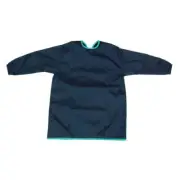Silly Billyz Kid's Waterproof Painting Apron Navy Stain Resistant Waterproof