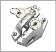 Delf Window Sash Lock, Keyed Alike 2 keys- Chrome Colonial Double Hung Lockable