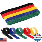 6 Inch Length Reusable Hook and Loop Cable Ties ，Strong andMicrofiber fasteni