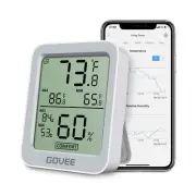 Govee Bluetooth Digital Hygrometer Indoor Thermometer, Room Humidity and Temp...