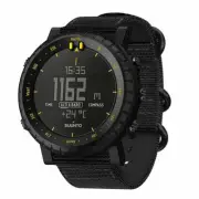 SUUNTO Core SS050276000 Black yellow 3ATM azimuth Altitude Atmosphere Depth NEW