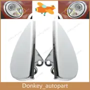 LH&RH Headlight Washer Flap Trim Chrome For Mini 2007 - 2008 Cooper Hatchback