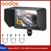 Godox GM7S 7" 4K HDMI Touchscreen Ultra-Bright On-Camera DSLR Monitor 3D LUT IPS