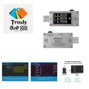 USB Power Meter USB 3.1 Type-c Tester Digital Multimeter Current Tester Volta...
