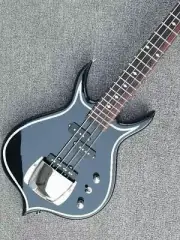 4 Strings Electric Bass Guitar 24 Frets Gene Simmons Punisher Chinese Eddition