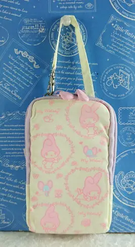 【震撼精品百貨】My Melody 美樂蒂 直提包 米黃粉 震撼日式精品百貨