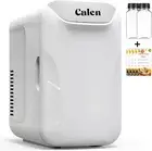 Mini Fridge with 2 Bottles, 6L/8 Cans Mini Fridge for Bedroom, Skincare Fridge