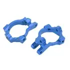(Blue)2pcs Aluminum C Hubs Spindle Carrier Set For LOSI Lasernut U4 Tenacit LS
