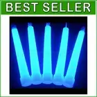 100-Pack 6" Blue Safety Glow Sticks – 3-Year Shelf Life for Year-Round Fun