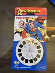 SUPERMAN 1987 Cartoon Favorites DC COMICS 3d View-Master -nip /4A