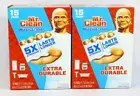 2 Packs Mr. Clean Magic Eraser Extra Durable Scrubbers 15 Ct Each 30 Ct Total