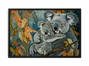 Koala Mother & Child Framed Print Fine Art Poster Print