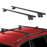 Roof Rack Cross Bars Luggage Carrier for Ford Edge 2015-2024 Alu Black 2 Pcs