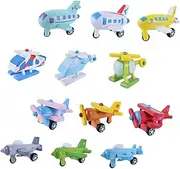 Generic Educational Wooden Mini Airplane Toy for Boys and Girls Airplane Toy Learning