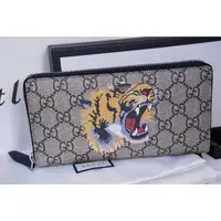 在飛比找蝦皮購物優惠-Gucci 451273 TIGER PRINTED GG 