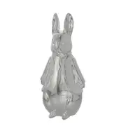 Beatrix Potter New Baby - Peter Rabbit Silver Plated Sculpted Money Bank