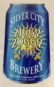 Silver City Brewery Ziggy Zoggy Metal Sign