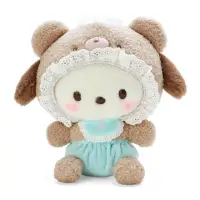 在飛比找momo購物網優惠-【SANRIO 三麗鷗】拿鐵小熊系列 熊寶寶造型絨毛娃娃 帕