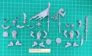 Orc Boar Boyz x 3 Command Riders Standard Champ Mob Music Warhammer Old World S4